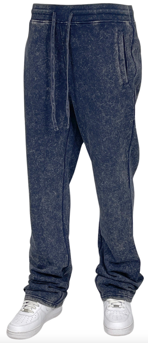 BLIND TRUST ACID WASH STACK FLEECE JOGGERS (5 COLORS AVAILABLE