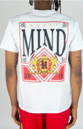 BIG & TALL REBEL LION CREST TEE WHITE