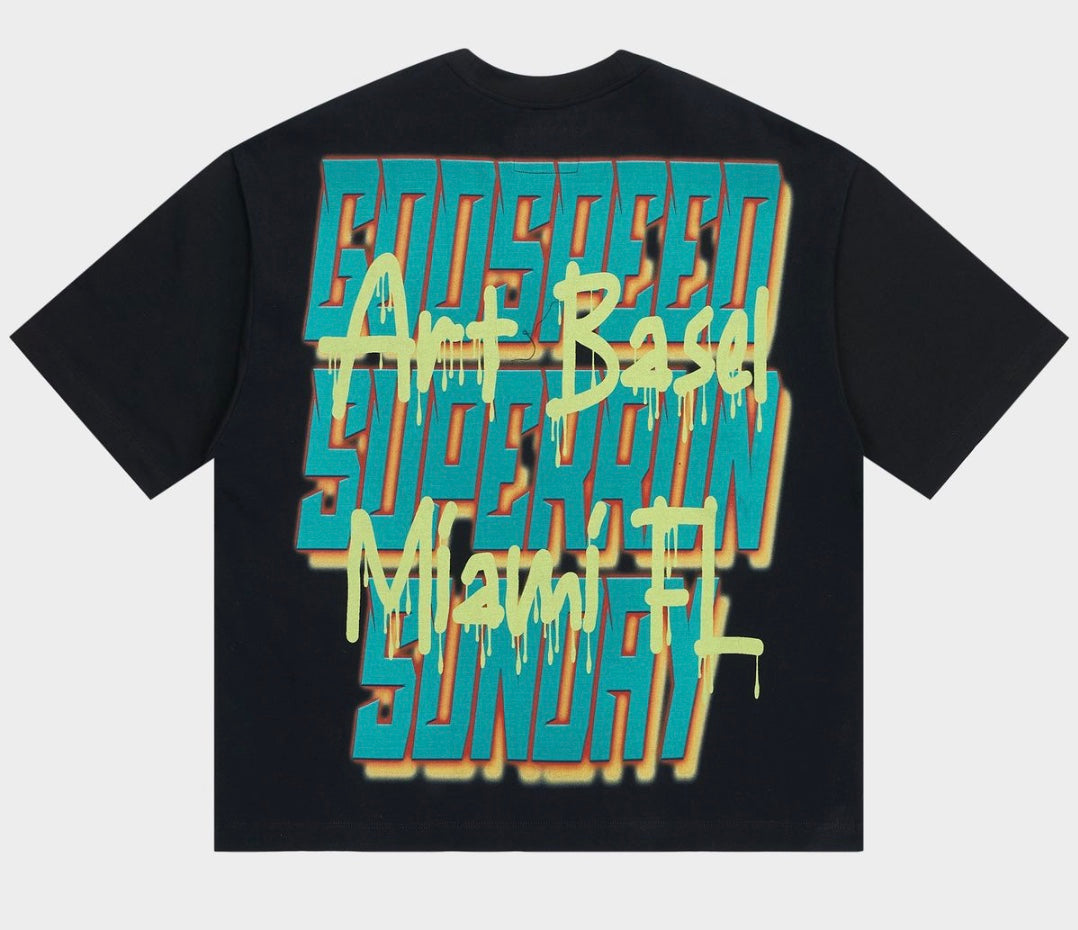 GODSPEED POWER STEERING TEE BLACK
