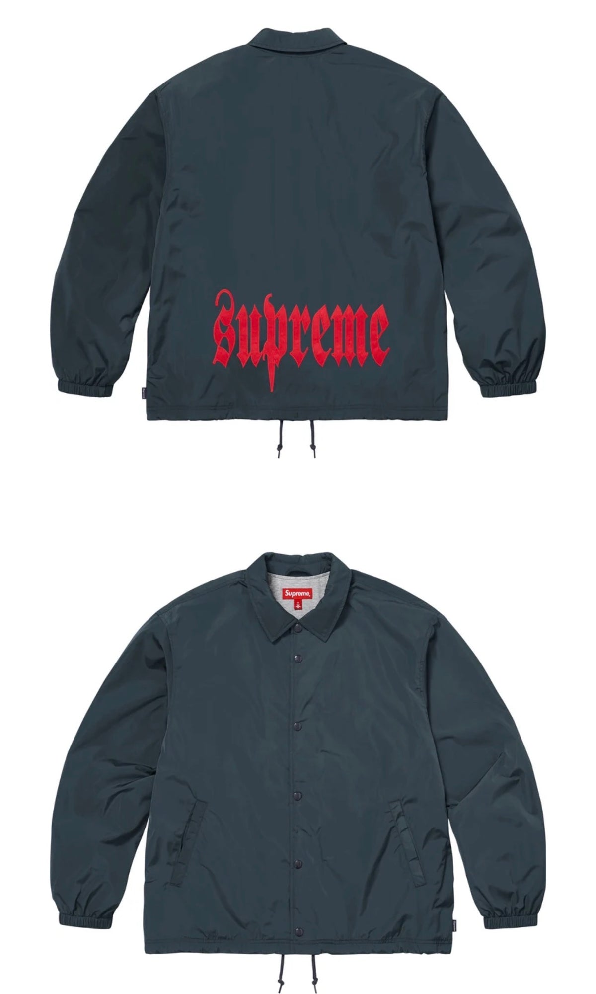 SUPREME SPELLOUT COACHES JACKET