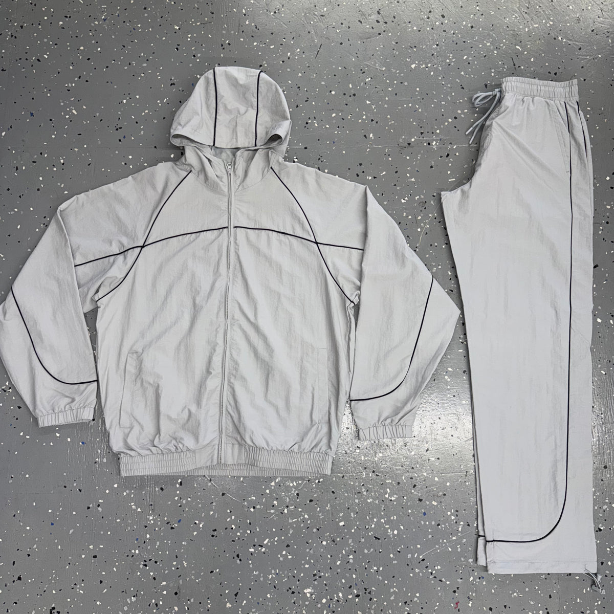 PIPING WINDBREAKER SET (2 COLORS)
