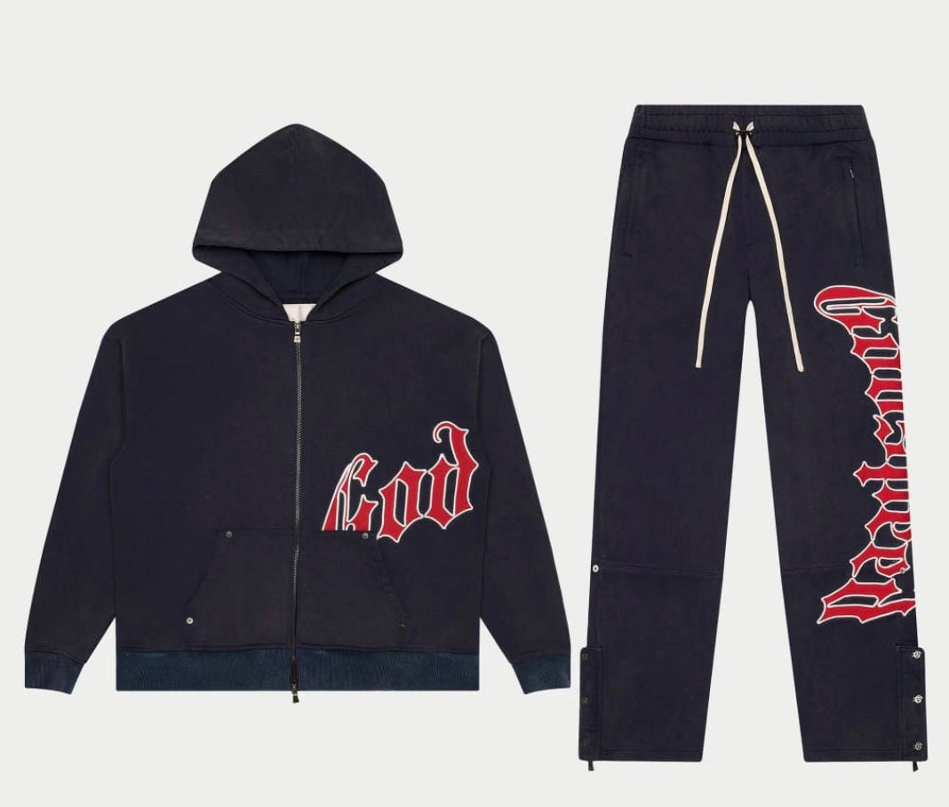 GODSPEED NAVY/RED SWEATSUIT