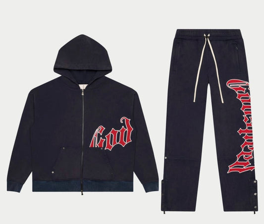 GODSPEED NAVY/RED SWEATSUIT