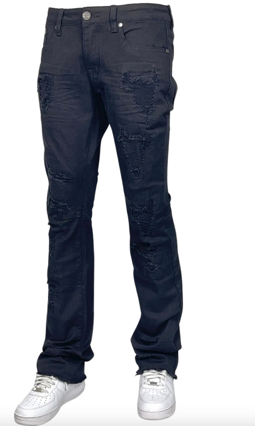 BLIND TRUST STACKED JEANS (4 COLORS)