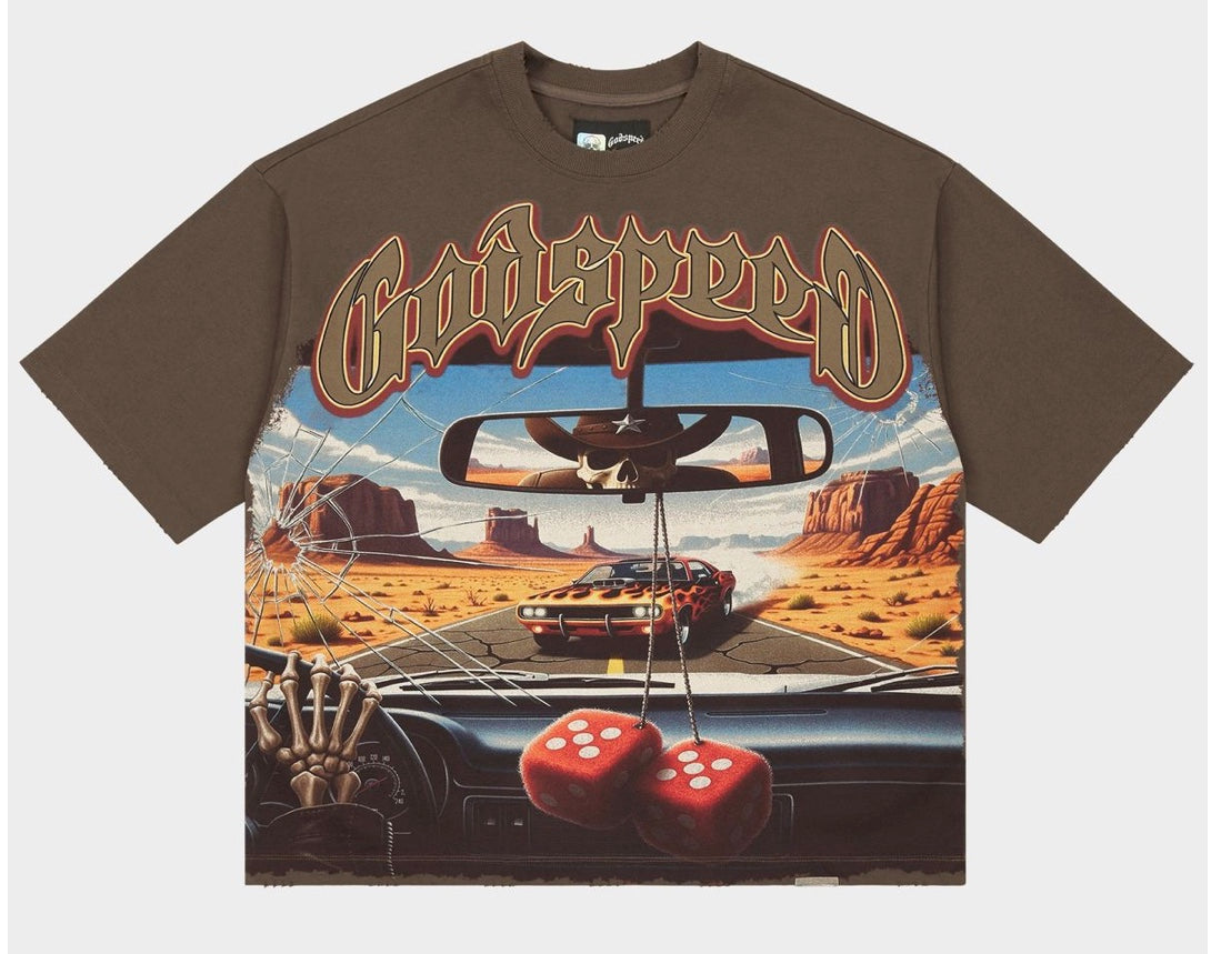 GODSPEED ON THE RUN  T-SHIRT