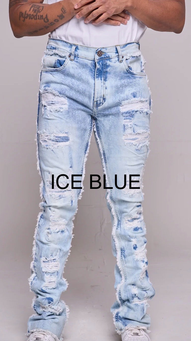 FWRD NO END STACKED JEANS (3 COLORS AVAILABLE)