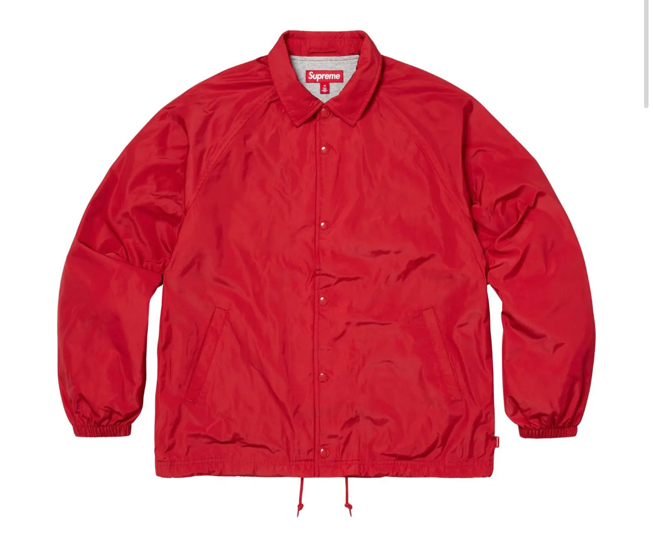 SUPREME OLD ENGLISH ARC COACHES JACKET RED