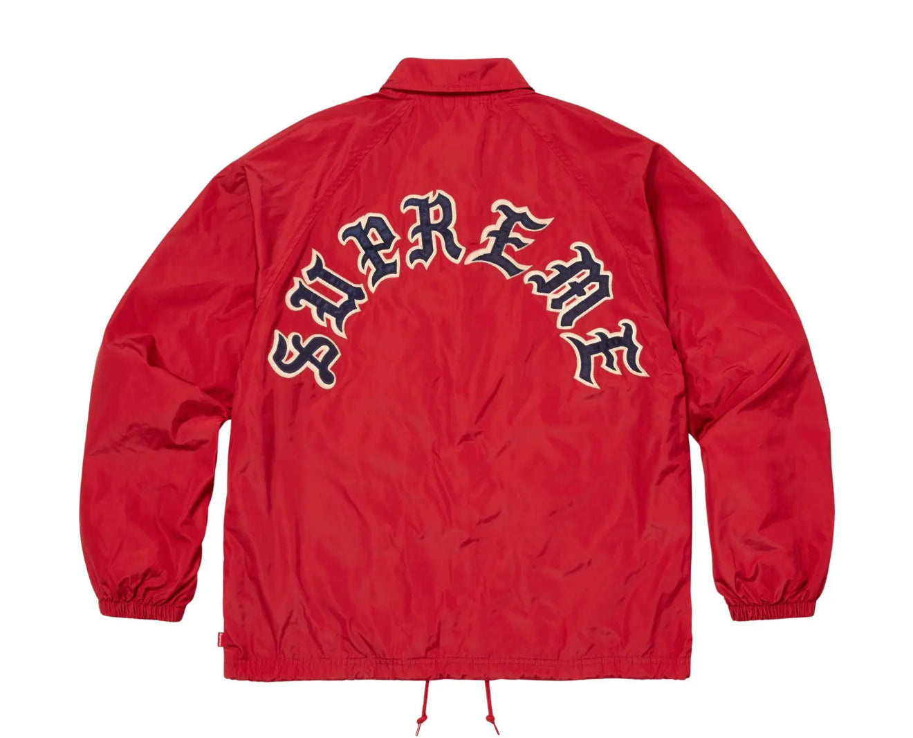 SUPREME OLD ENGLISH ARC COACHES JACKET RED