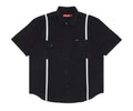 SUPREME STRIPE WORK SHIRT BLACK