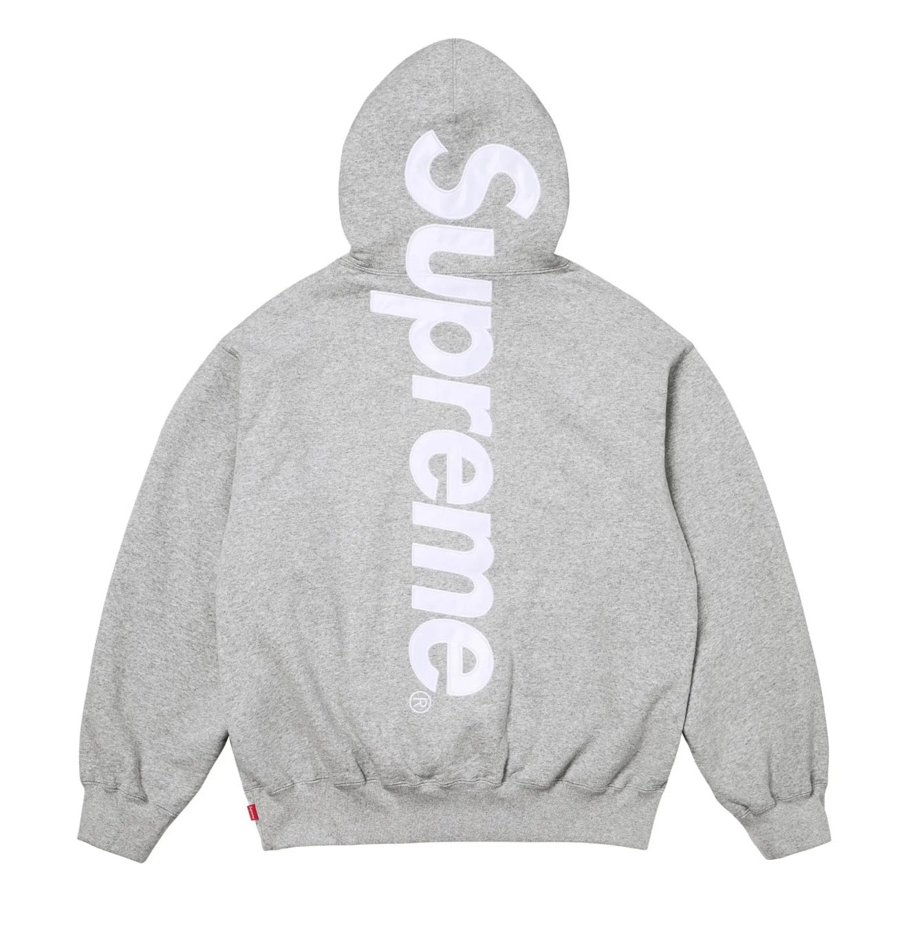 SUPREME SATIN APPLIQUÉ HOODED SWEATSHIRT