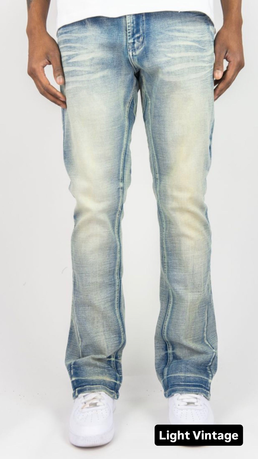 ROAR STACKED JEANS (3 COLORS)