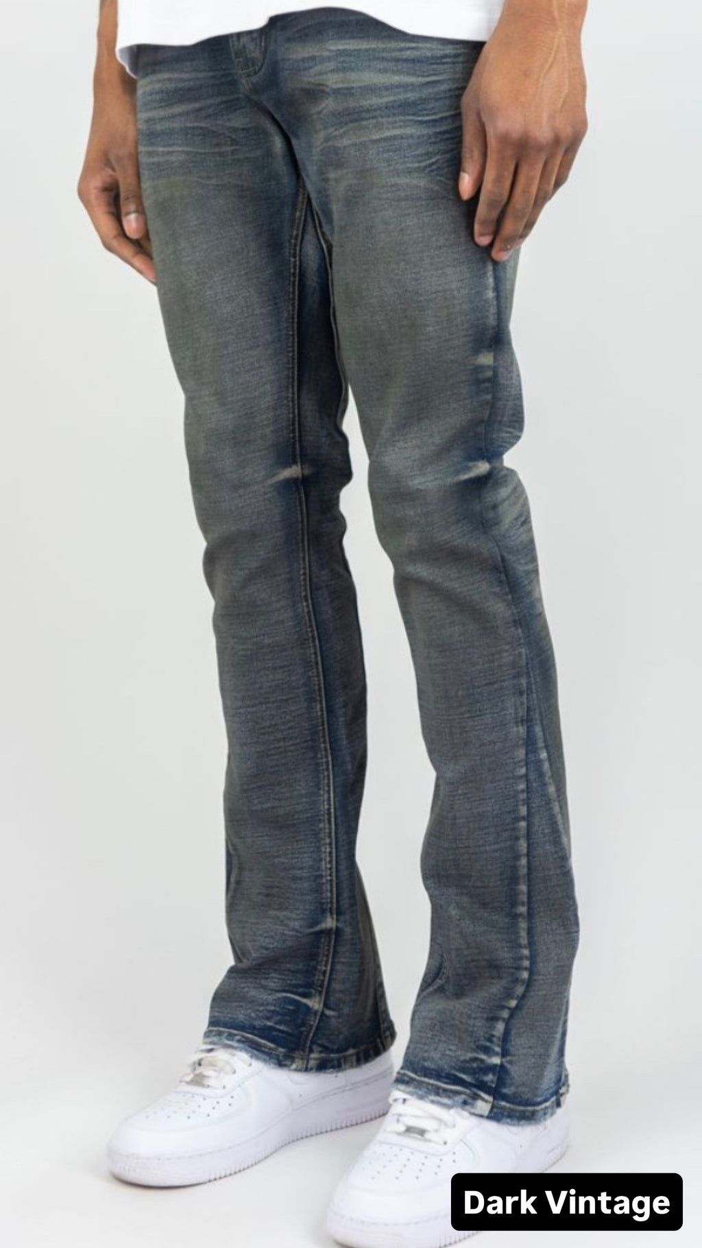 ROAR STACKED JEANS (3 COLORS)