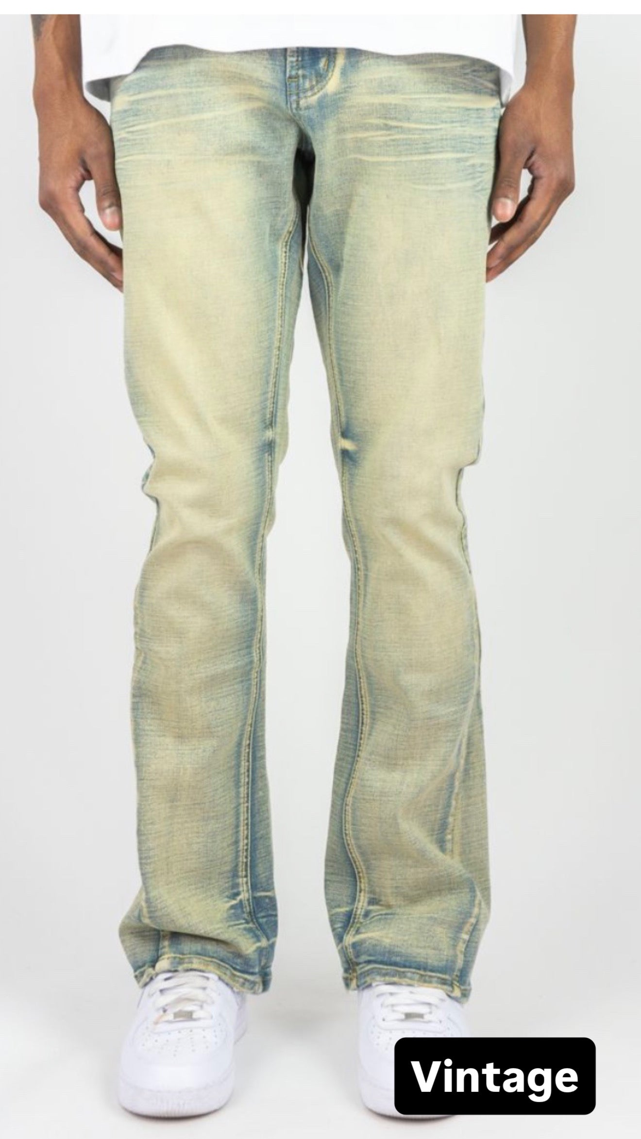 ROAR STACKED JEANS (3 COLORS)