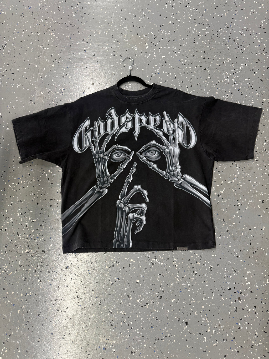 GODSPEED HEAR NO EVIL SEE NO EVEL TEE