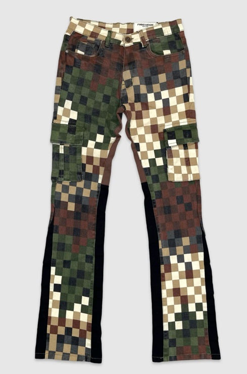 DIGITAL CAMO TWILL PANTS