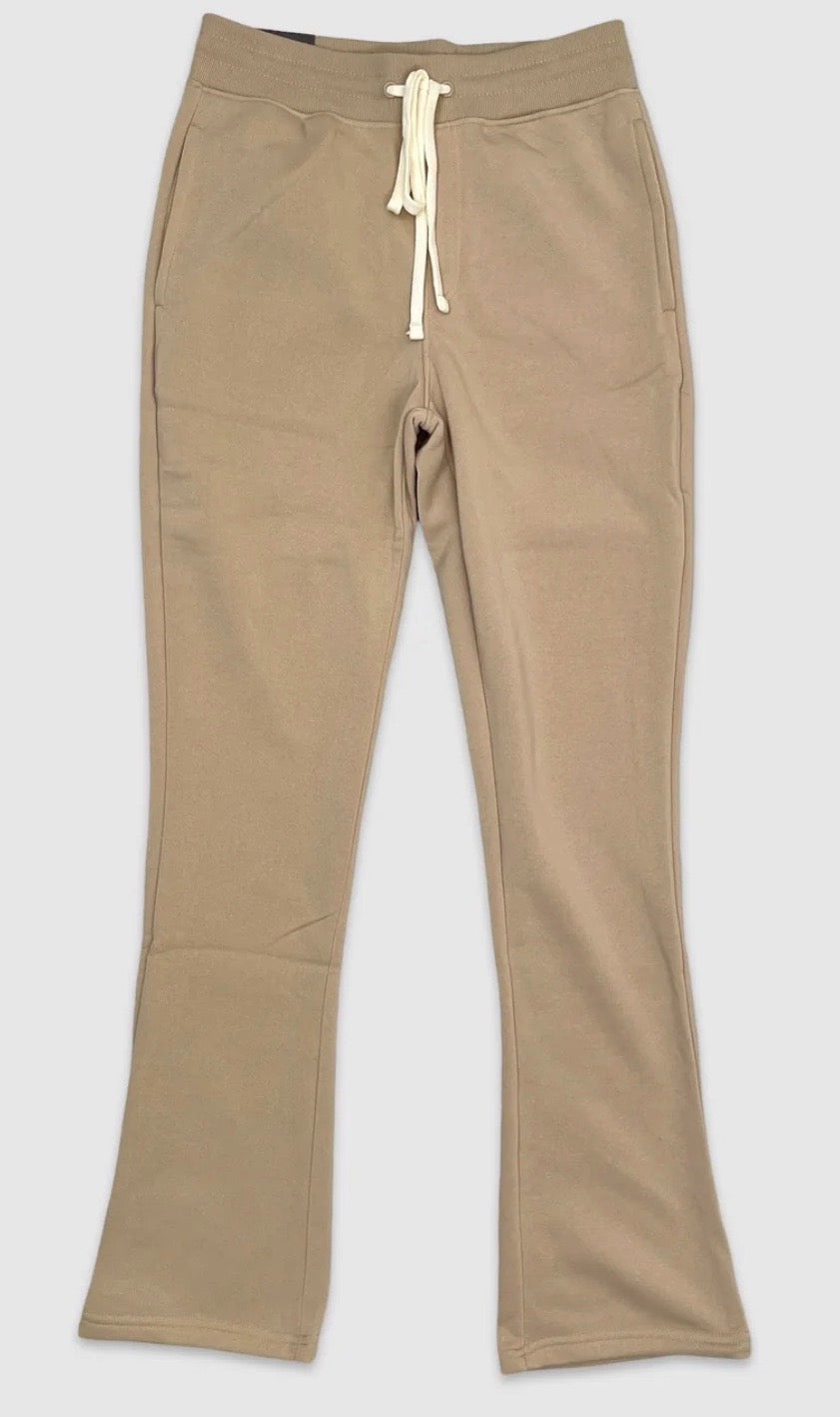 RM FLEECE STACKED FIT PANTS KHAKI
