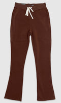 RM FLEECE STACKED FIT PANTS BROWN
