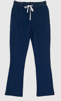 RM FLEECE STACKED FIT PANTS NAVY BLUE